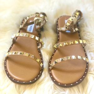 Steve Madden Travel Tan Sandals